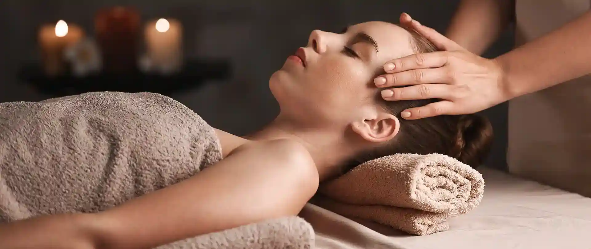 Facial lymphatic drainage massage with cupping or gua sha at Skin and Beyond Spa, Chicago